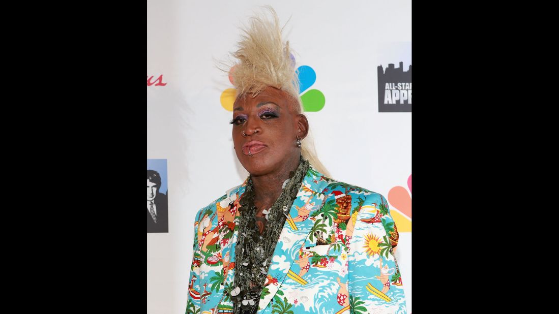 Rodman attends the finale of the television show "All-Star Celebrity Apprentice" in 2013. Rodman has appeared on several reality TV shows, even winning "Celebrity Mole" in 2004.