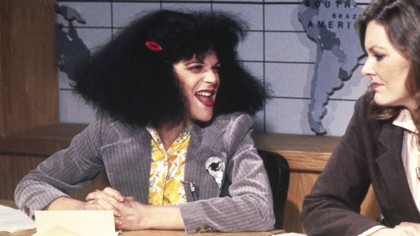 Gilda Radner, left, made characters such as Roseanne Roseannadanna popular during her time on the show from 1975 to 1980. She died of ovarian cancer in 1989. 