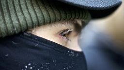 A Chicago resident's eyelashes froze on the morning of January 6.
