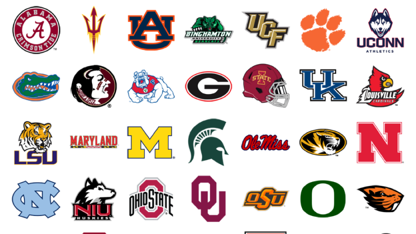 college sports logos