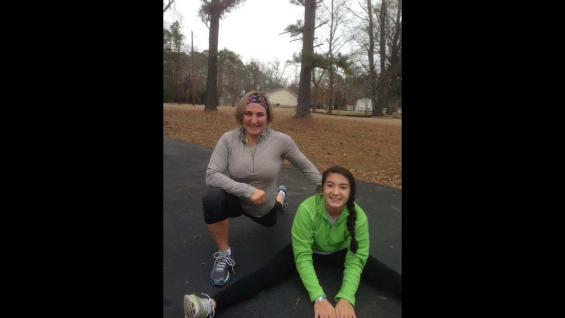 Jennifer Hunt says she talks with her 13-year-old daughter, Julianne, about food and exercise almost every day. "She and I talk about performance more than exercising as a workout. In other words, what does she wish she could do physically? And how will she get from here to there?" said the Little Rock, Arkansas, mom of three. 