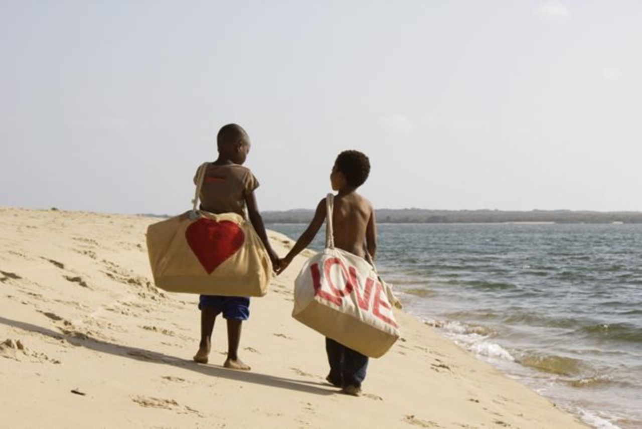 Based on the beautiful Kenyan island of Lamu, the company is well known for its designs featuring big red hearts.