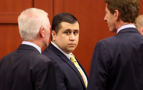 The jury that heard the 2013 case against George Zimmerman, center, was picked in a day. The six-woman panel acquitted the Florida night watchman of charges he intentionally killed Florida teenager Trayvon Martin. 