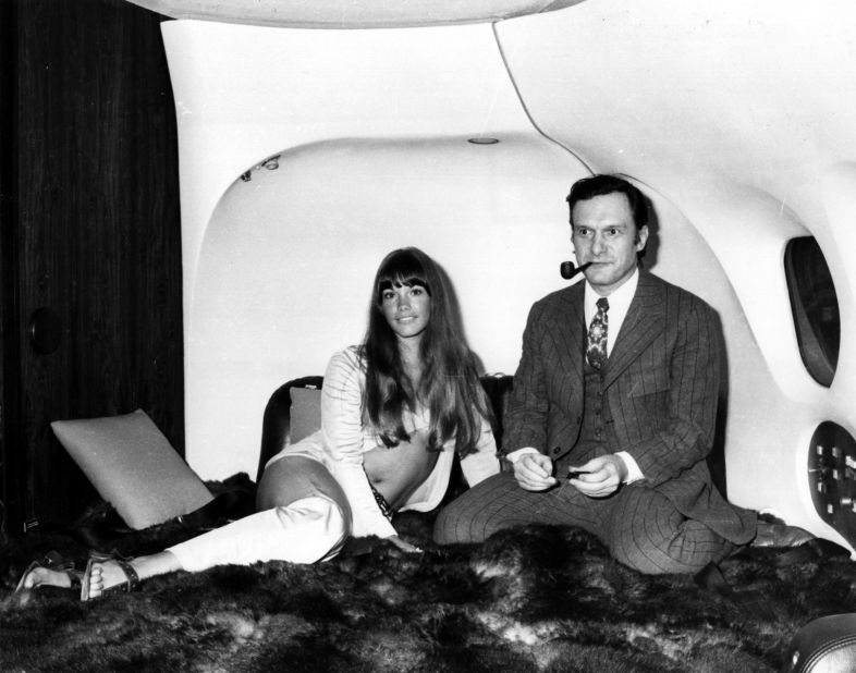The Big Bunny's unique features included a fur-lined boudoir and a disco in the rear. In 1970, Hef used it travel to Europe and Africa with then-girlfriend and centerfold model Barbi Benton -- who went on to become a mainstay actress on TV shows like "The Love Boat" and "Fantasy Island." 