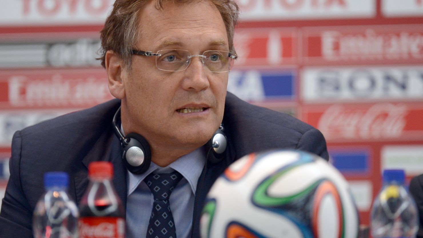 FIFA Secretary General Jerome Valcke was suspended until further notice