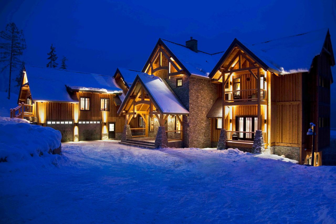 A luxurious spot for a ski.
