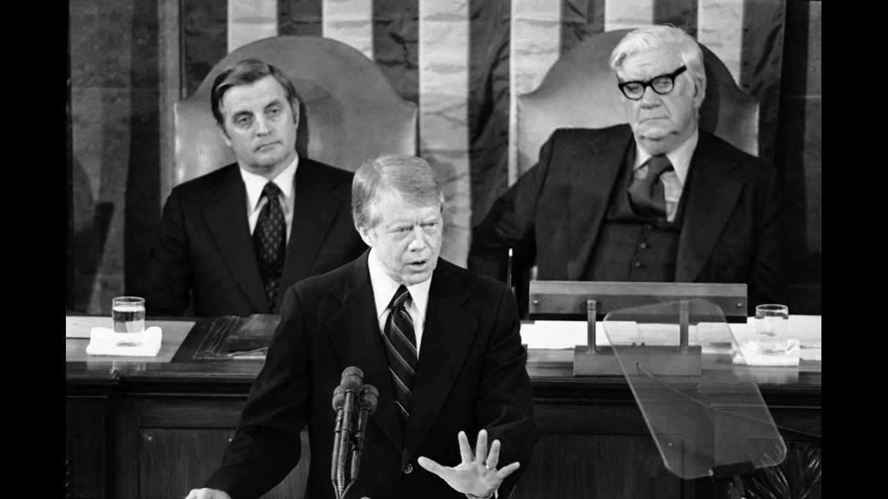 President Jimmy Carter, a man who rode into the White House as an anti-government Washington outsider, lessened the focus on the war on poverty. "Government cannot solve our problems," he said in his 1978 State of the Union address.