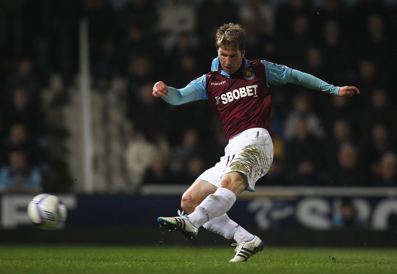 Hitzlsperger spent the 2010-11 season with West Ham United but, despite two goals for the London club, injuries prevented him making a telling impact.