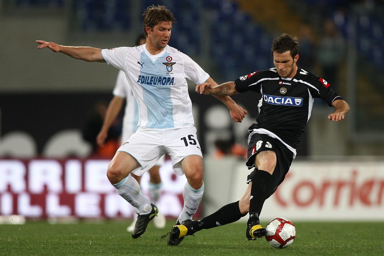 Hitzlsperger spent a season in Italy after leaving Stuttgart but only made six appearances for Lazio.