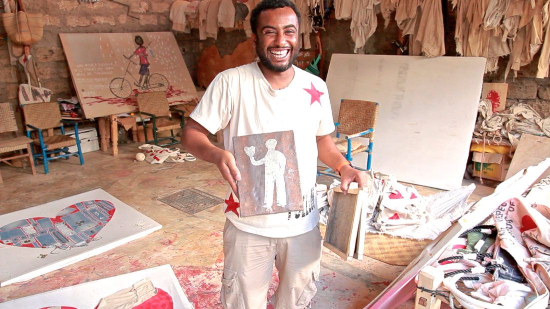 Lamu fisherman Ali Omar is the co-founder of the business.