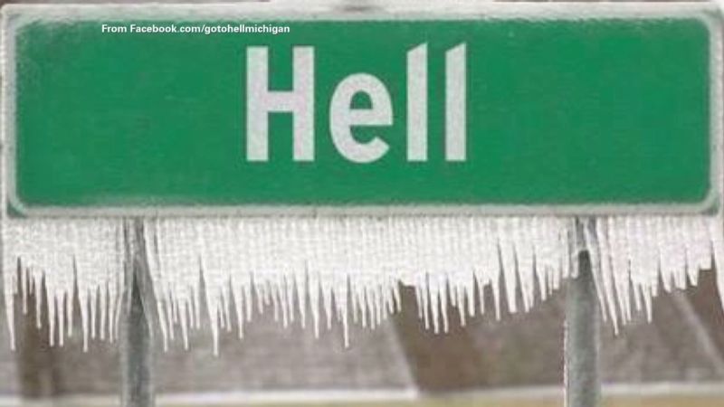 It's official: Hell freezes over