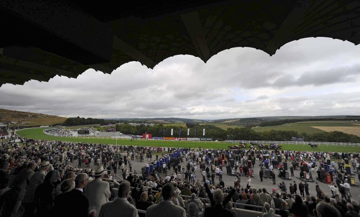 'Glorious' Goodwood stands out visually when compared to the world's other beautiful courses due to its surroundings. The view from the main grandstand, pitched high above rural Sussex in southern England, is spectacular. Its proximity to the coast means heavy fog often enshrouds the track, a scene unlike any other course in Britain.