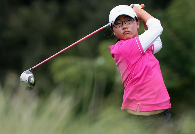 Even before she had become a teenager, Ko was a force in amateur tournaments in New Zealand, here taking part in an event in 2009 aged 11. 