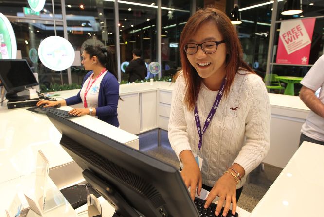Ko is in big demand in New Zealand for public appearances, and took time out at a VIP launch of a mobile phone product in Auckland.