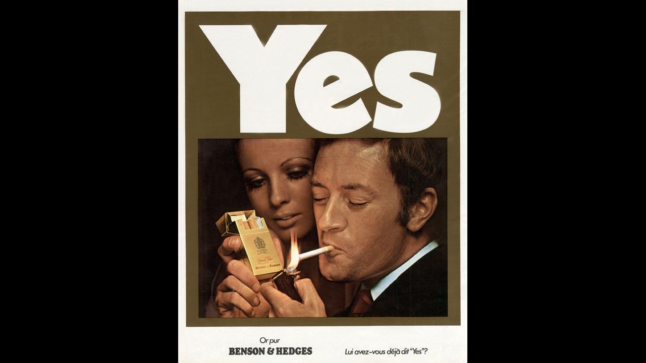 This French advertisement for Benson & Hedges cigarettes was published in 1970.