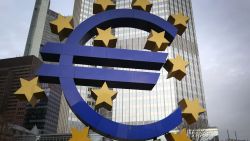 The logo of the European currency euro is pictured in front of the European Central Bank (ECB) in Frankfurt am Main, western Germany, on January 9, 2014. The European Central Bank opted to hold key rates at its first meeting of 2014, but analysts said it may have to take more concrete action later. AFP PHOTO / DANIEL ROLANDDANIEL ROLAND/AFP/Getty Images