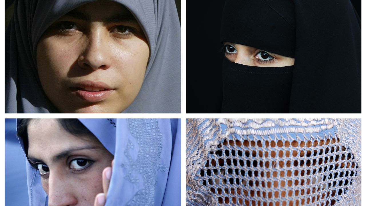 The different types of veils.