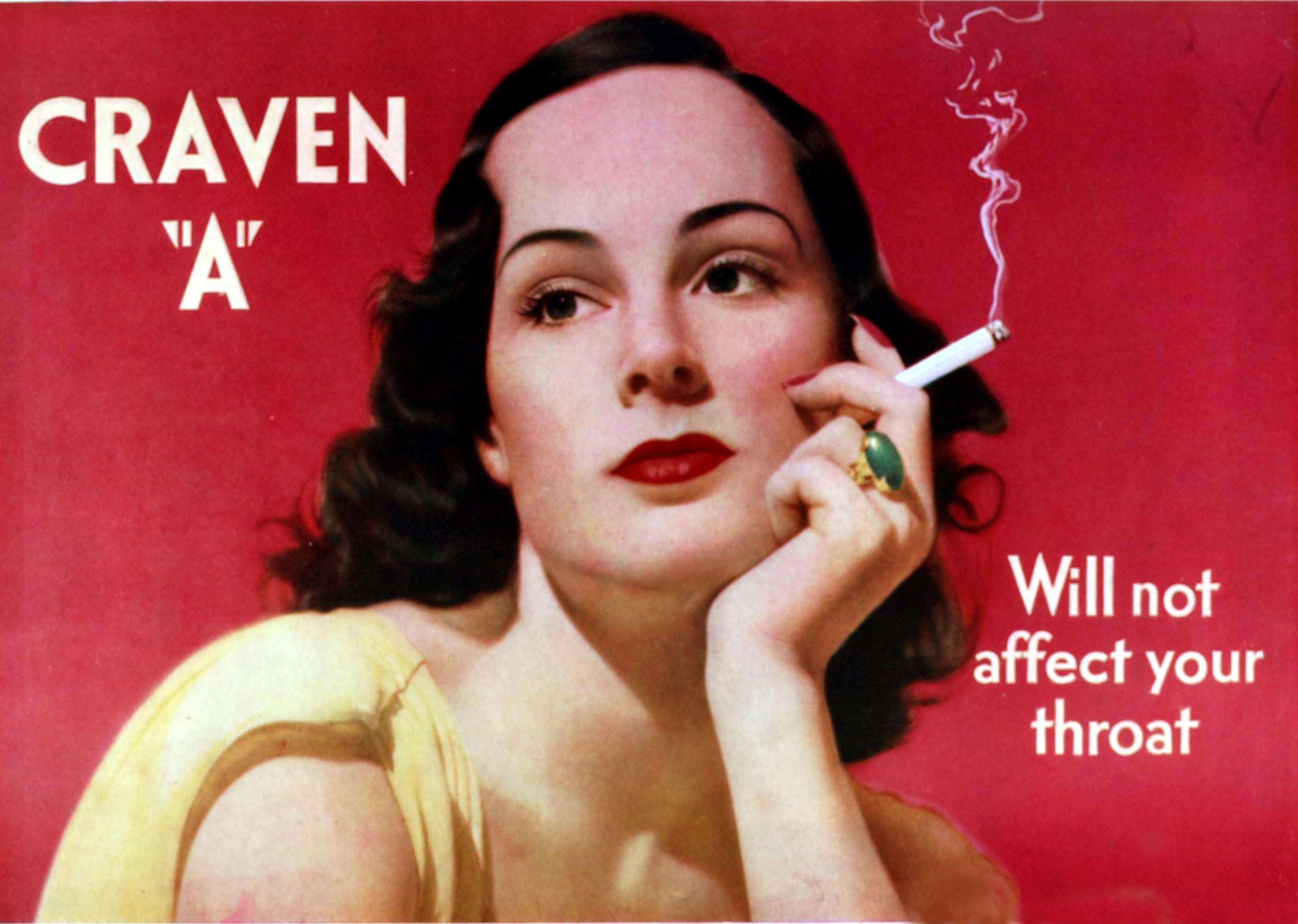 Cigarette ads from the 20th century