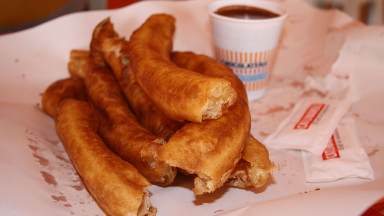 With churros, dough meets chocolate with delicious results.