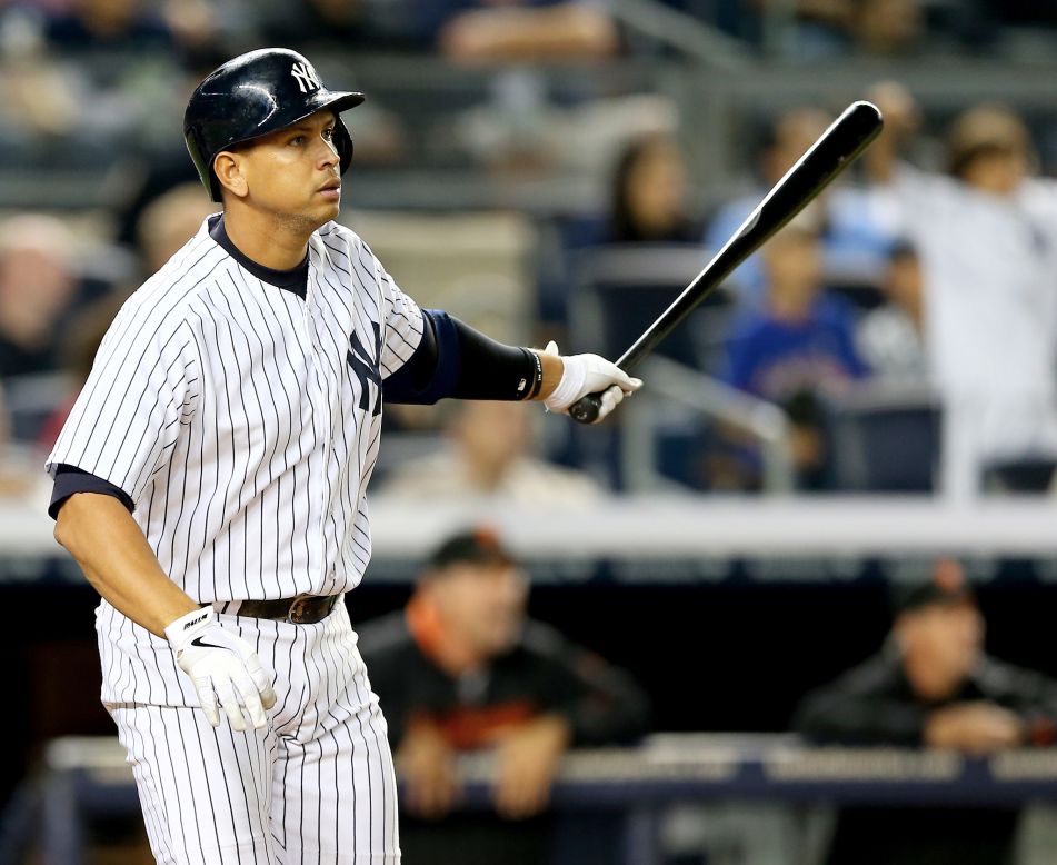 New York Yankees slugger Alex Rodriguez served a 162-game suspension for doping -- the most severe in baseball history for performance-enhancing drug use. Missing the entire 2014 season cost Rodriguez his $25 million salary.