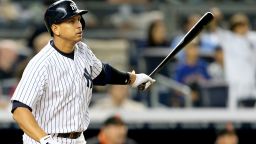 2016 Alex Rodriguez Game-Used Baseball career hit 3,100. - Single