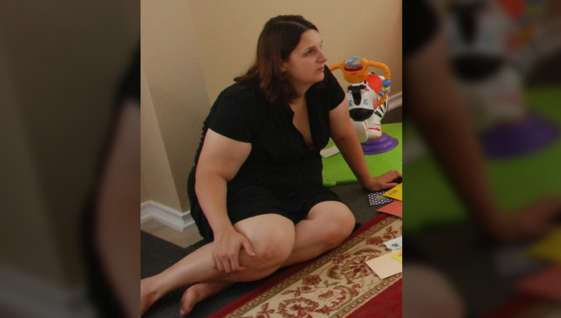 Durante su embarazo, Kern subió 18 kilos. Luego de ser diagnosticada, llegó a pesar más de 117 kilos en cuestión de cuatro años.