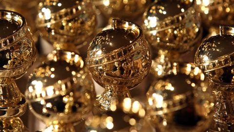 golden globe statuettes FILE