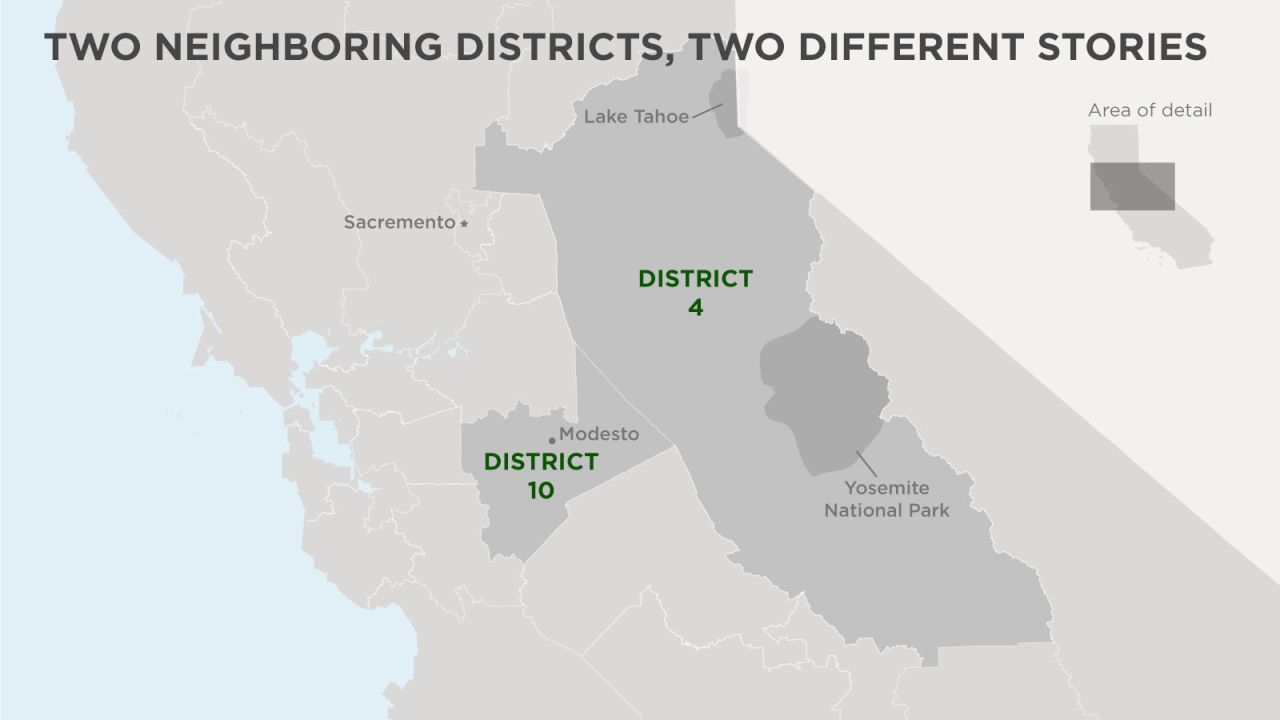 California districts map