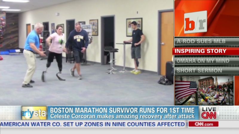 Marathon victim runs for first time | CNN