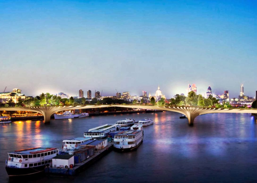 The Garden Bridge Trust, the charity overseeing the bridge, hopes to begin construction in late 2015, and plans to open the bridge to the public in 2018.