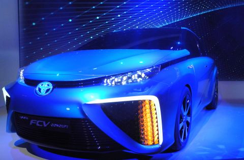Not everyone is betting on batteries: Toyota's move to start selling their <a href="http://www.washingtonpost.com/business/toyota-bumps-up-hydrogen-powered-car-in-us-to-2015/2014/01/06/1c309a06-7716-11e3-a647-a19deaf575b3_story.html" target="_blank" target="_blank"><strong>hydrogen-powered FCV</strong></a><strong> </strong>in 2015 was one of the big announcements of this year's CES. Toyota will do battle with Honda and Hyundai, who have already announced plans for fuel-cell cars.