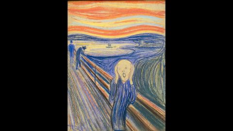 Munch suffered from anxiety, which he poured into his paintings such as "The Scream."