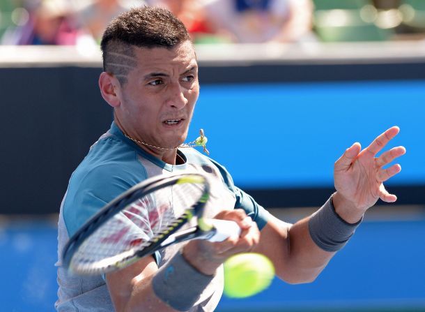 Former junior world No. 1 Nick Kyrgios is hoping to follow in the footsteps of compatriot Bernard Tomic in establishing himself on the senior circuit. While injury ended Tomic's 2014 Australian Open, Kyrgios won his opening match to the delight of the home crowd.