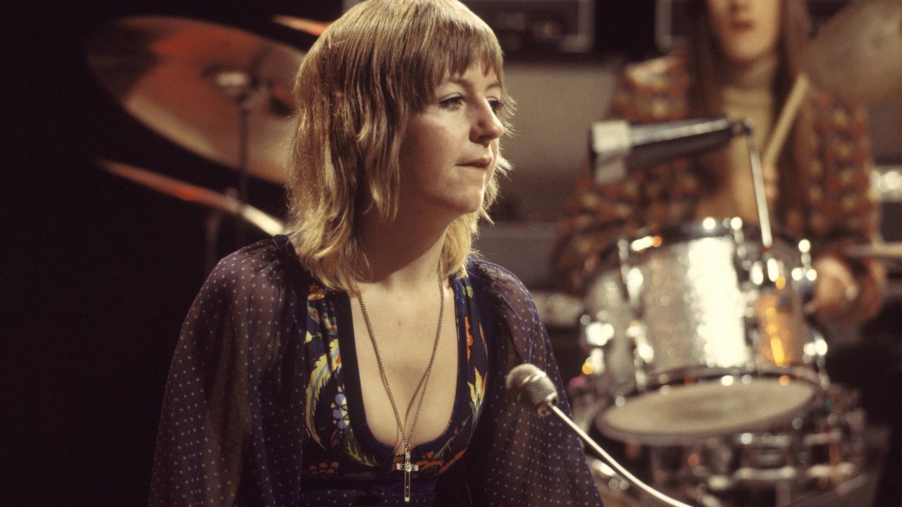 Christine McVie performs onstage with Fleetwood Mac in 1971.