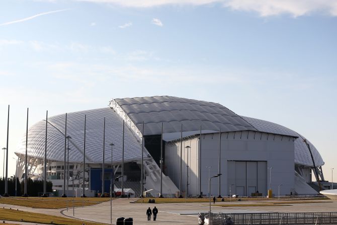 Sochi's Fisht Olympic Stadium will host the opening ceremony. Organizers say the elaborate jewel-encrusted Faberge eggs that are a renowned Russian icon inspired the unique shell-like design of the stadium.