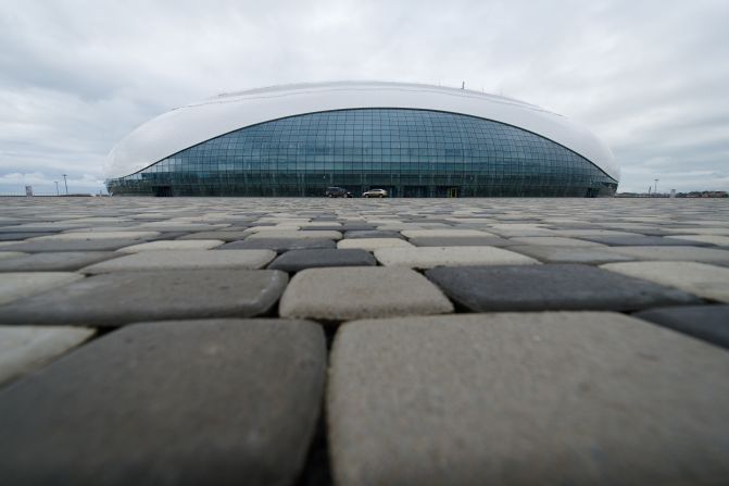 The Bolshoi Ice Dome arena, which will have a capacity of 12,000 seats, will also host ice hockey matches. It's eye-catching design is based on the image of a huge frozen water droplet.