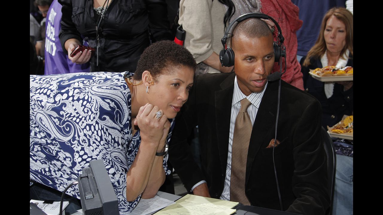 Basketball hall-of-famer Cheryl Miller is a 6-foot-3 former forward who garnered NCAA scoring records at the University of Southern California. Miller led the U.S. women's team to a gold medal at the 1984 Olympics and went on to coach at her alma mater. She offers commentary and sideline reporting for the NBA. Miller was born on January 3, 1964, and her brothers are former NBA star Reggie Miller (pictured) and former major league catcher Darrell Miller.<br />