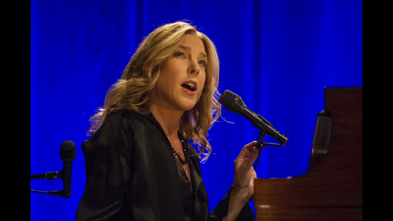 Grammy-winning pianist and vocalist Diana Krall will be singing "happy birthday" to herself on November 16, 2014. Krall, known for her contralto voice, is married to another legendary musician, Elvis Costello.
