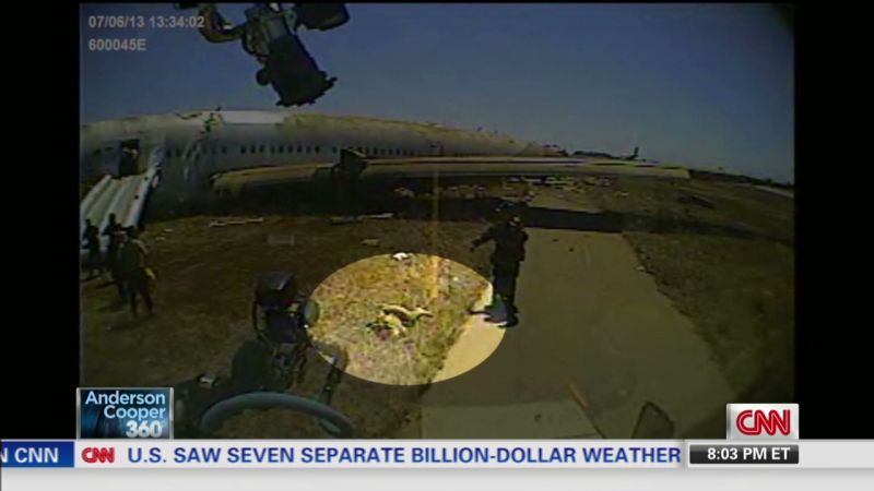 Asiana Crash Video Firefighters Saw Girl Before She Was Run Over Cnn 