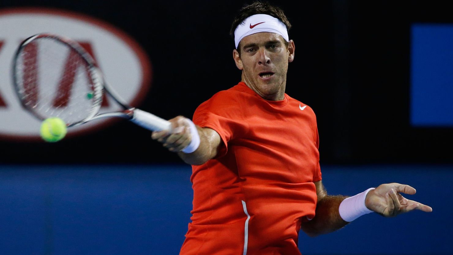 Fifth seed Juan Martin del Potro was knocked out of the second round at the Australian Open by Spain's Roberto Bautista Agut. 
