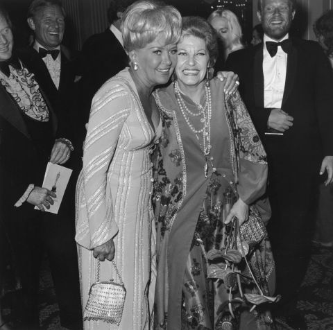 Martha Raye (1973), at right with Betty Grable.