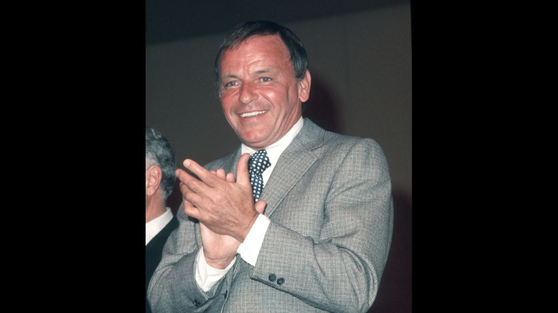 Frank Sinatra (pictured in 1971) received the award for 1972.