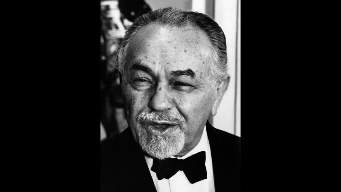 Edward G. Robinson (pictured in 1968) received the award for 1969. 