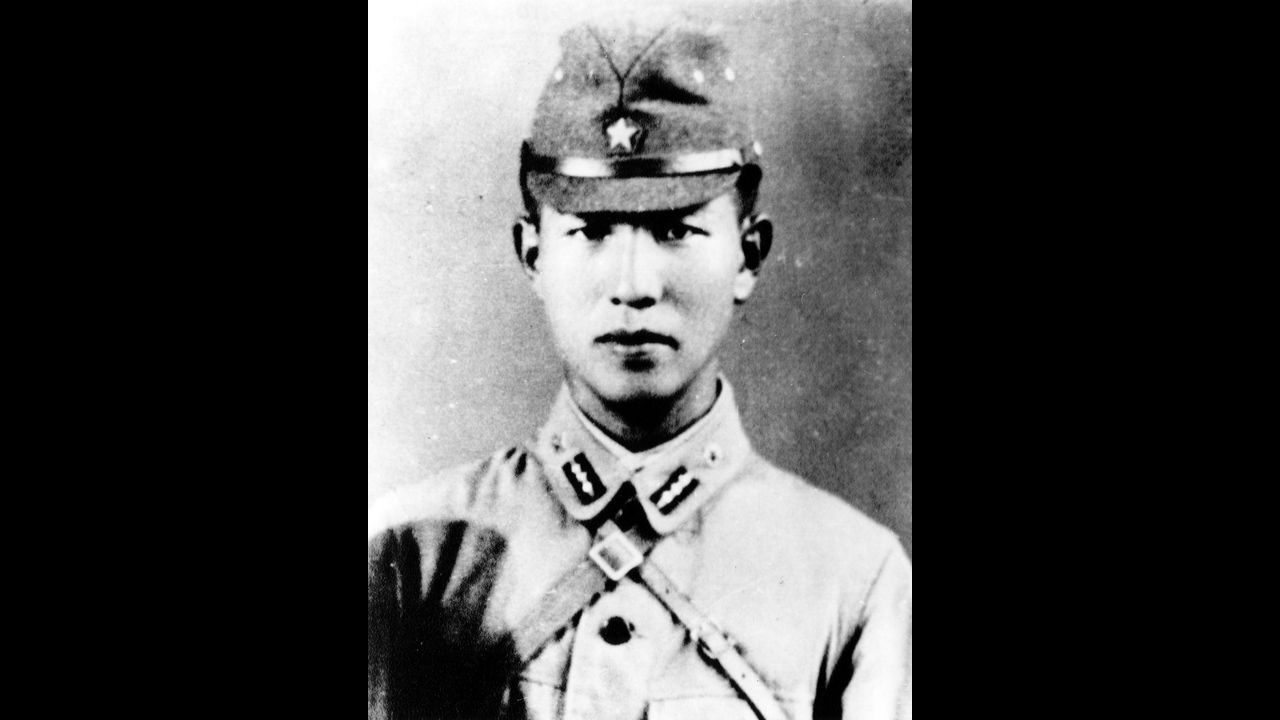 Onoda as a lieutenant during World War II.