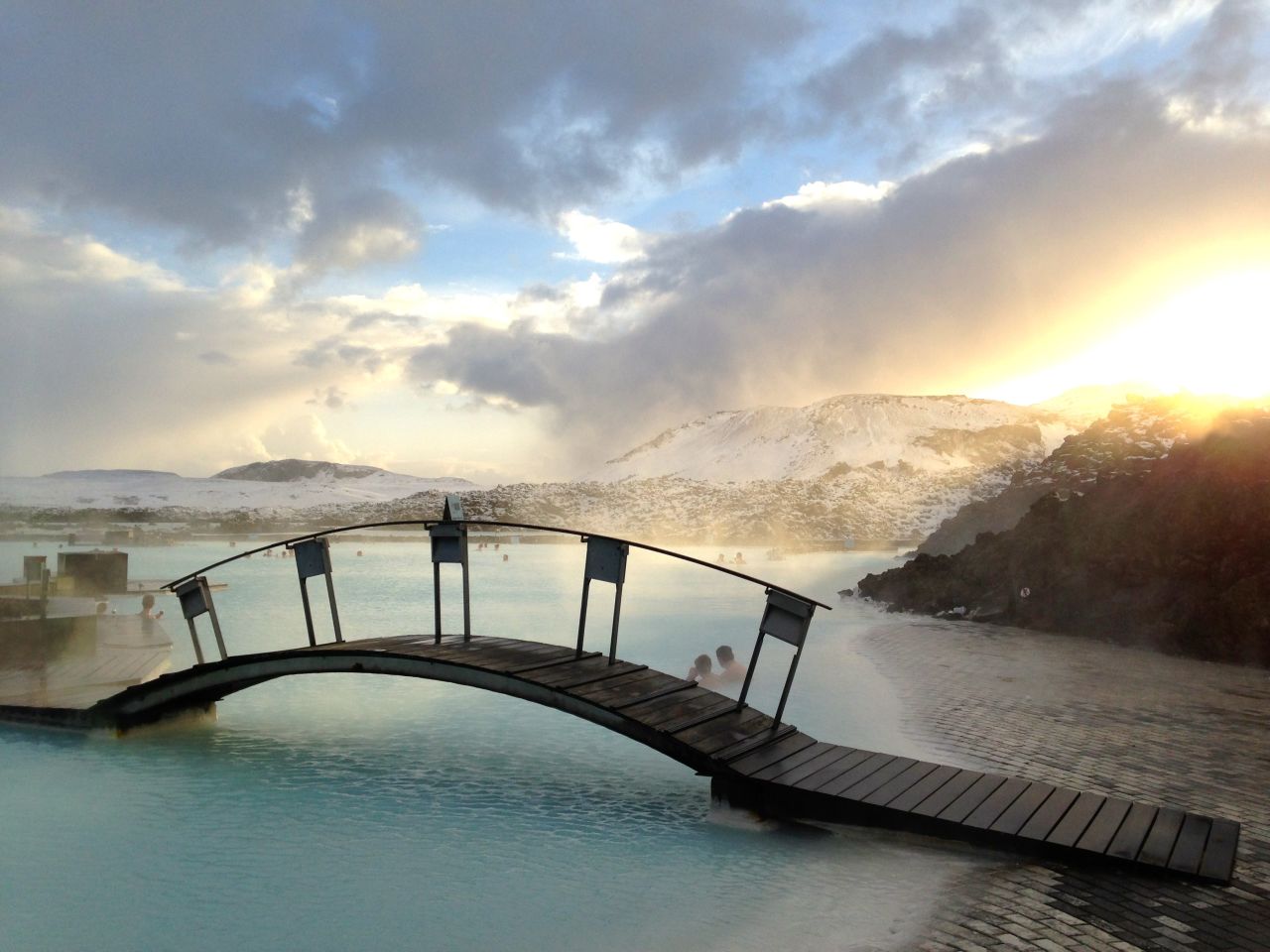 It looks like something from another world, but <a href="http://ireport.cnn.com/docs/DOC-1064842">Blue Lagoon</a> is a warm pool in Iceland that was accidentally formed by a geothermal power plant in 1976. People have been bathing in it ever since.