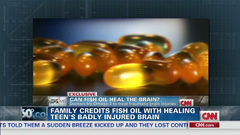 Fish oil cited in healing injured brain