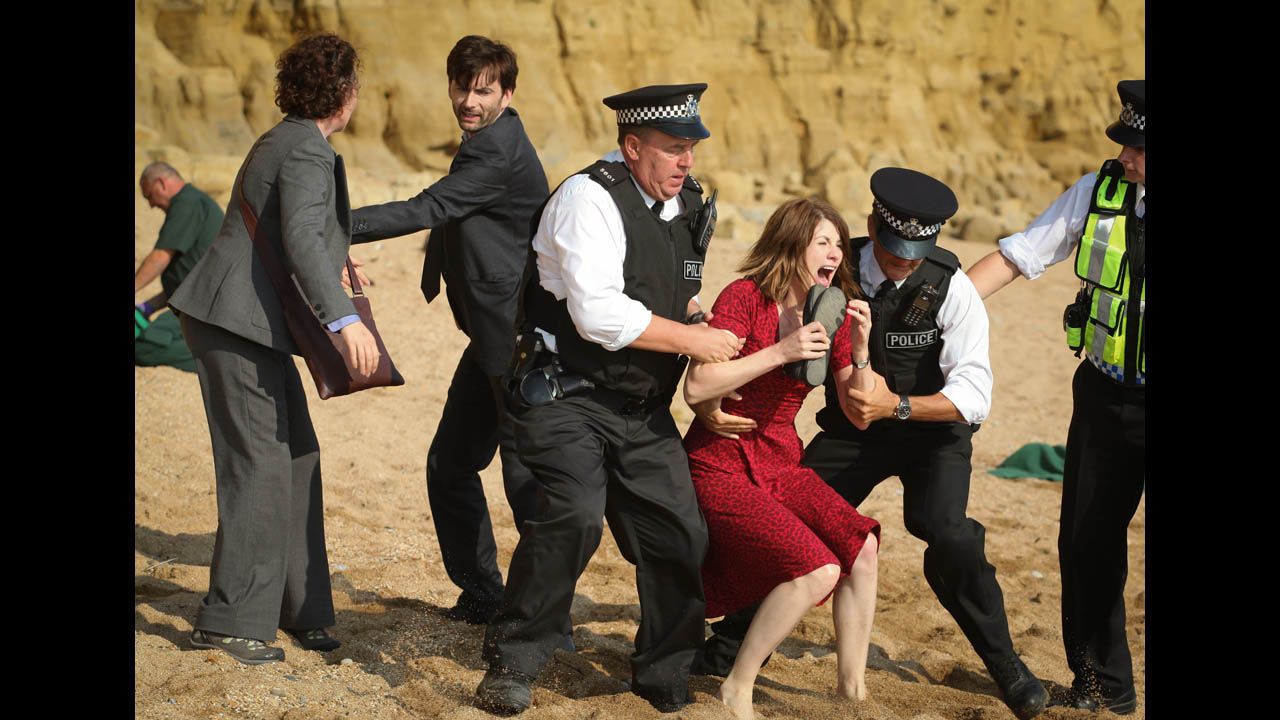 <strong>"Broadchurch": </strong>Critics liked this British series, about a child murder, more than most other recent crime shows.