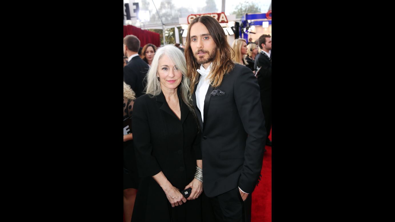 Jared Leto and his mother, Constance Leto