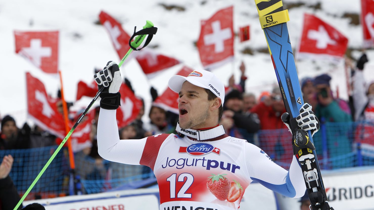 Patrick Kueng of Switzerland has his sights set on his first Winter Olympics in Sochi.