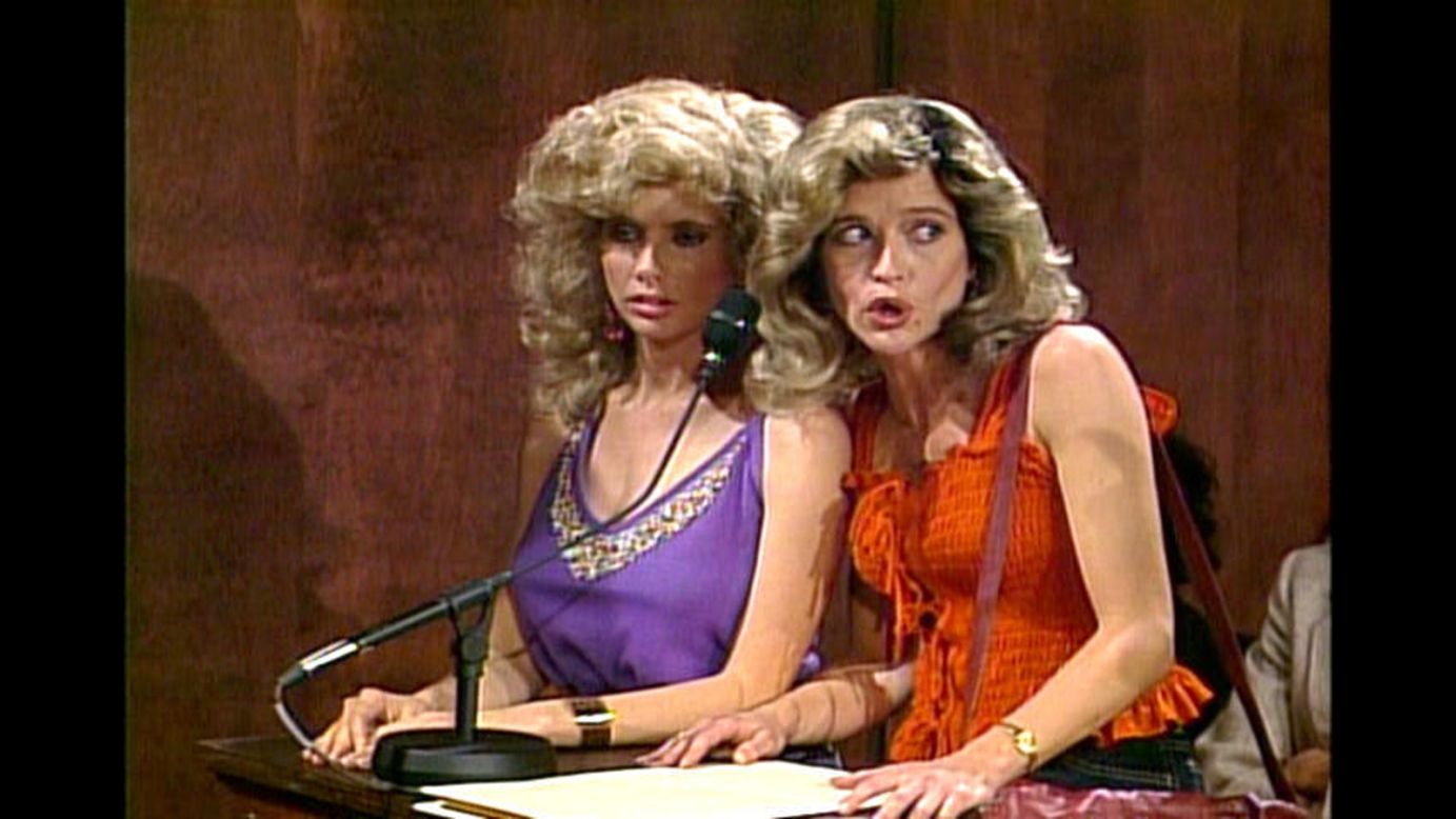 Her official time on the show was from 1986 to 1991, but Jan Hooks, right, continued to appear on the show occasionally until 1994. She later had roles on "Designing Women" and "30 Rock." She died on October 9 at  57 years old. 